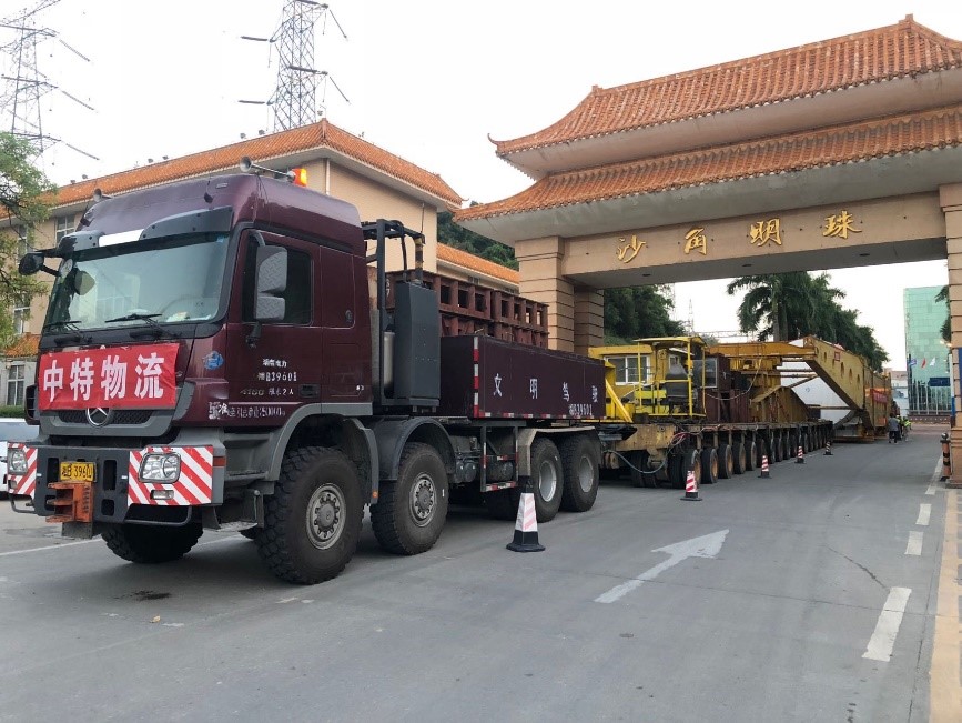 中特物流順利完成東莞寧洲廠址替代電源項目 國內最大燃機本體首臺公路運輸